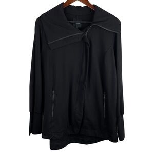 Liverpool | Black Shawl Collar Mid Weight Jacket Coat